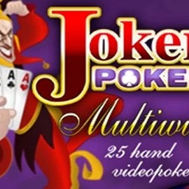 25H Joker Poker (Espresso) slot logo by Espresso Games at Wolf Casino