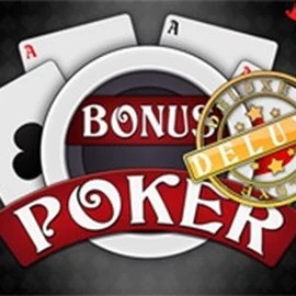 Try Bonus Poker Deluxe - 3 Hands slot by RTG (Reel Time Gaming) on wolfscasino.pt – logo image