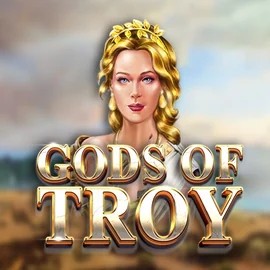 Slots logo of Gods of Troy from Red Tiger Gaming at Wolf Casino
