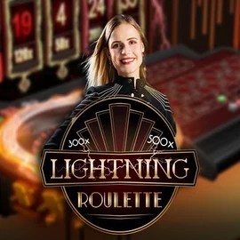 Lightning Roulette casino game by Evolution – featured logo at Wolf Casino