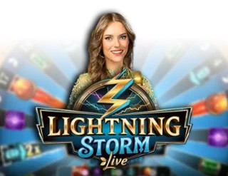 Official Live Casino logo: Lightning Storm by Evolution at Wolf Casino