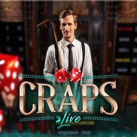 Live Craps logo – Live Casino by Evolution at Wolf Casino