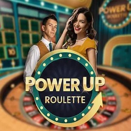 PowerUP Roulette slot logo by Pragmatic Play at Wolf Casino